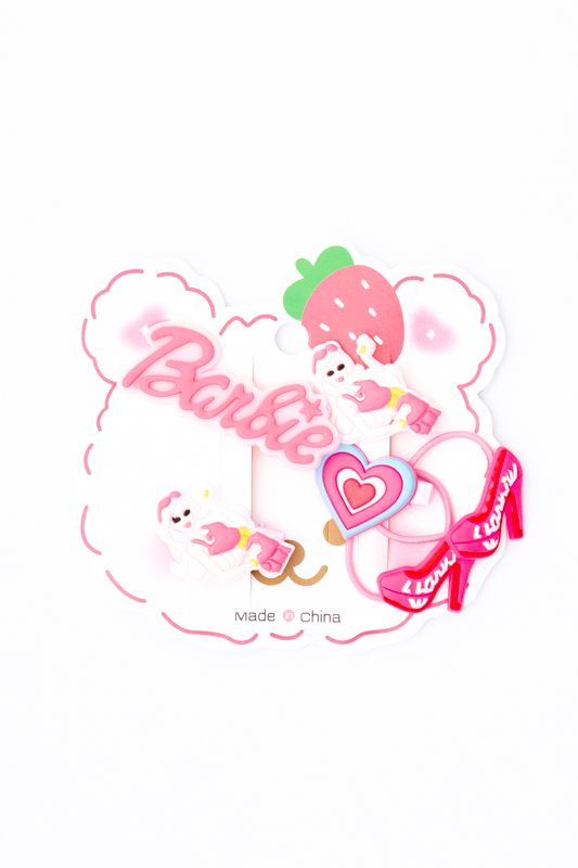 Набір дитячих заколок та резинок для волосся 